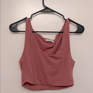 Babaton pink salmon cropped tank top never worn